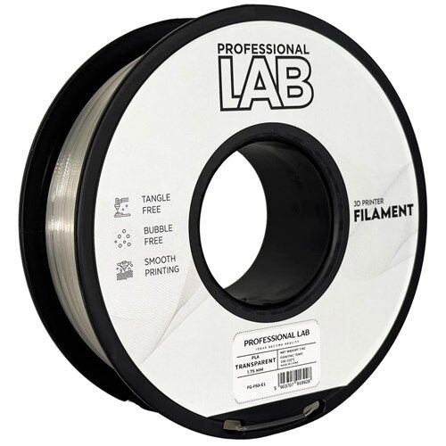 Professional Lab - PLA Filament - Transparentní (1,75 mm, 1 kg)